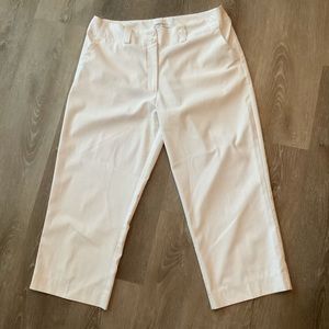 NIKE Golf Nike Fit Dry White Capris Sz-12